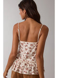 Vintage Textured Floral Cami