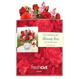 Mini Blooming Roses Pop Up Greeting Card