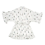 Champ Ruffle Satin Robe