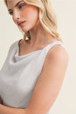 Nikki Knotted Shoulder Top