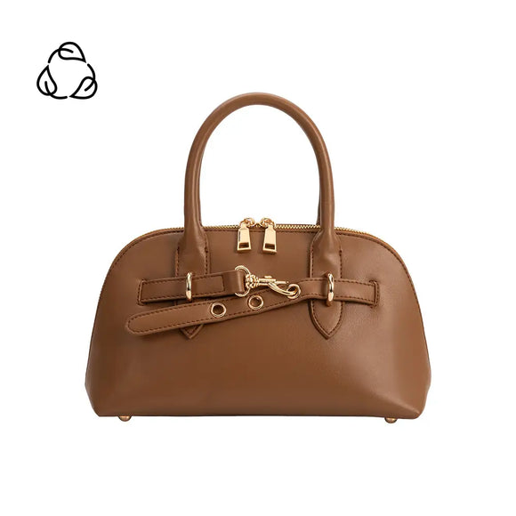 Rue Mocha Recycled Vegan Top Handle Bag