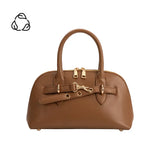 Rue Mocha Recycled Vegan Top Handle Bag