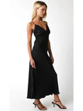 Heidi Midi Black Dress