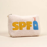 SPF Teddy Zippered Pouch