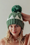 Snowing Mountain Holiday Beanie