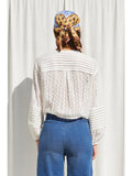 Eve Eyelet Drawstring Top