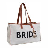 "Bride" Canvas Tote