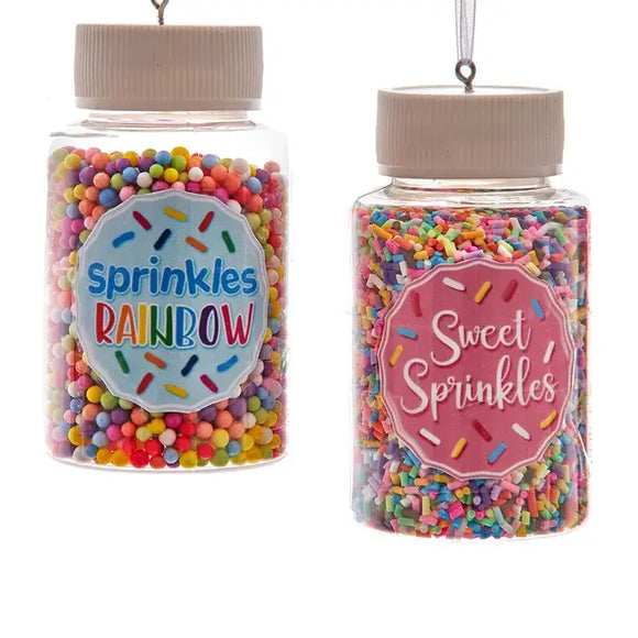 Cookie Sprinkles Jar Holiday Ornament