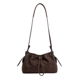 Melie Bianco Rhuby  Chocolate Vegan Leather Shoulder Bag