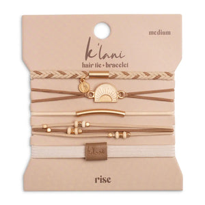 "Rise" Hair Tie + Bracelet
