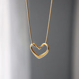 Gold Heart Necklace