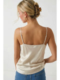 Shell Button Satin Camy (Reordered)