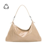 Charlie Beige Recycled Vegan Shoulder Bag