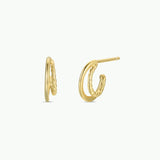 Jax Kelly Double Gold Hoop
