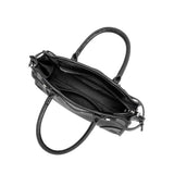 Rhonda Black Recycled Vegan Top Handle Bag