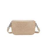 Melie Bianco Faye Beige Recycled Vegan Crossbody Bag