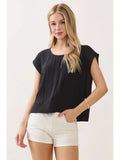 Wendy Woven Boxy Top