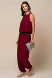 Burgundy Balloon Pants