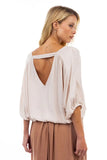 Champaign Cropped Blouse