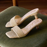 Capricorn Kitten Heel Sandal