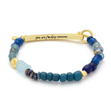 Hidden Message Bracelet- You are Fucking Awesome