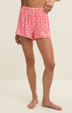 Z Supply Rosie Gingham PJ Short