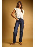 Lacey Lace Scalloped Top