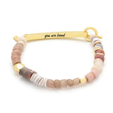 Hidden Message Bracelet- You Are Loved