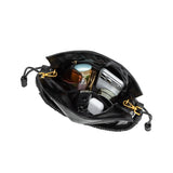 Melie Bianco Moira Black Leather Top Handle Bag