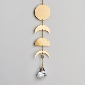 Suncatcher- Moon Phase/Moonstone