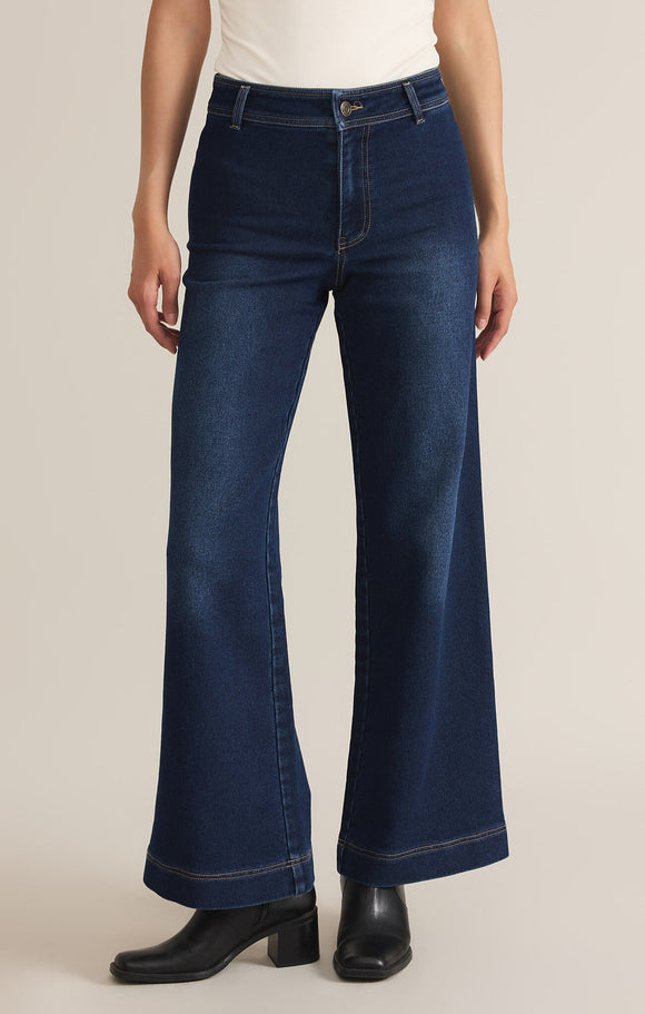 Z Supply Rilynn Wide leg Denim Trouser