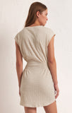 Z Supply Rowan Textured Knit Dress Whisper White