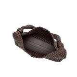 Melie Bianco Quinn Espresso Shoulder Bag
