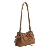 Melie Bianco Rhuby Camel Vegan Leather Shoulder Bag