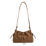 Melie Bianco Rhuby Camel Vegan Leather Shoulder Bag