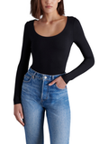 Steve Madden Yura Bodysuit Black