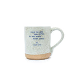Friends and Family Quotes Speckled Mugs