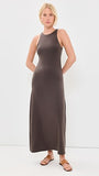 Z Supply Catalyst Midi Dress in Cocoa Bean