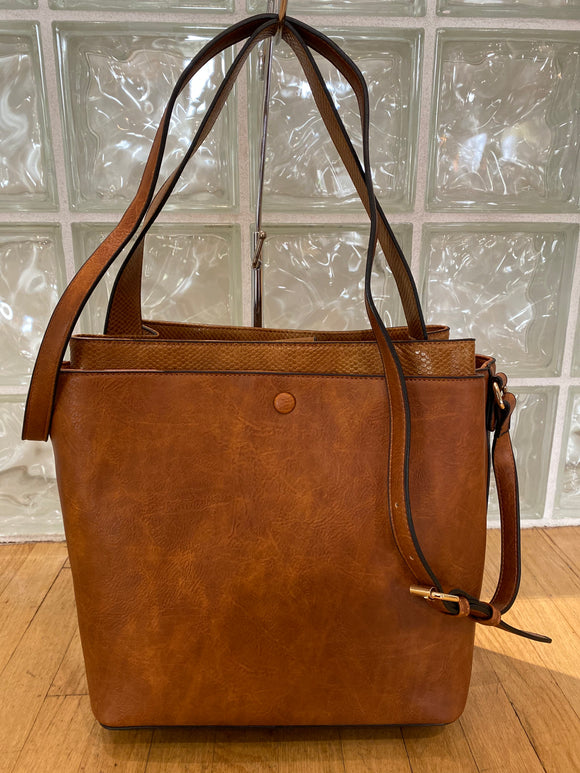 The Deluxe Double Style Bag (Brown)